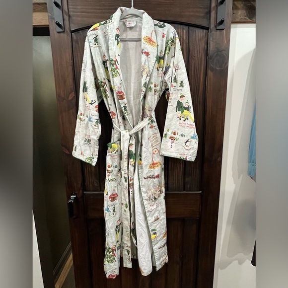 Pottery Barn Other - Rate Pottery Barn Buddy the Elf North Pole Holiday Robe unisex OS flannel EUC